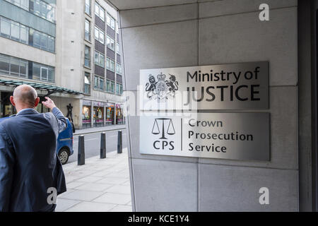 Die Staatsanwaltschaft und das Ministerium der Justiz Gebäude mit 102 Petty France, Westminster, London, UK Stockfoto