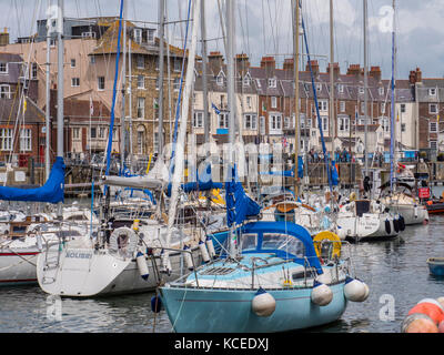 Hafen von Weymouth Weymouth Dorset England Stockfoto