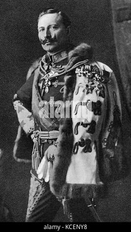 Foto von Kaiser Wilhelm II. (1859-1941), König von Preußen und Deutscher Kaiser. Vom 20. Jahrhundert Stockfoto