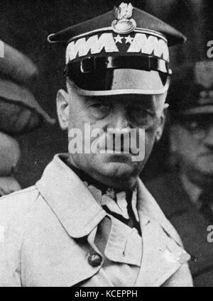 Foto von Wladyslaw Sikorski (1881-1943) eine Polnische militärische und politische Führer. Vom 20. Jahrhundert Stockfoto