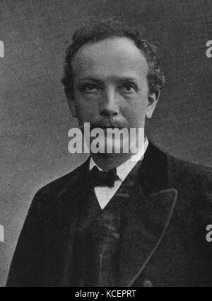 Foto von Richard Strauss (1864-1949), deutscher Komponist der Romantik und frühe moderne Ären. Vom 20. Jahrhundert Stockfoto