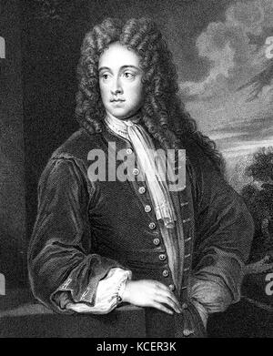 Porträt von Charles Talbot, 1. Herzog von Shrewsbury (1660-1718) ein englischer Politiker und Mitglied der Gruppe "unsterblich Sieben'. Vom 18. Jahrhundert Stockfoto