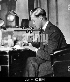 König Edward VIII. von Großbritannien 1936 Stockfoto