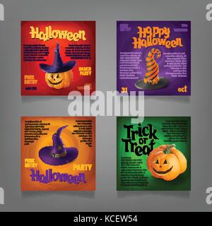 Halloween Party design Stock Vektor