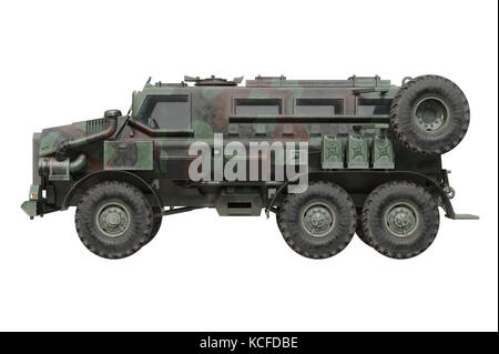 LKW Militär Armee Auto, Seitenansicht Stockfoto