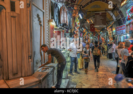 Basar Kapali Carsi, Istanbul, Türkei Stockfoto