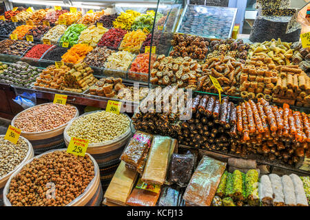 Mısır Çarşısı, Ägyptischer Basar, Istanbul, Türkei Stockfoto