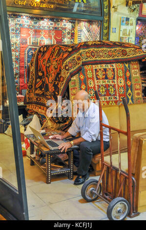 Basar Kapali Carsi, Istanbul, Türkei Stockfoto