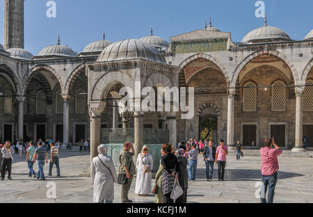 Sultan Ahmet Camii, blaue Moschee, Istanbul, Türkei Stockfoto