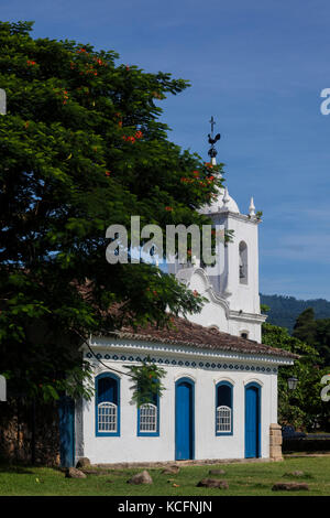 Capela de Nossa Senhora das Dores, Kirche in Paraty, Rio de Janeiro, Brasilien, Südamerika Stockfoto