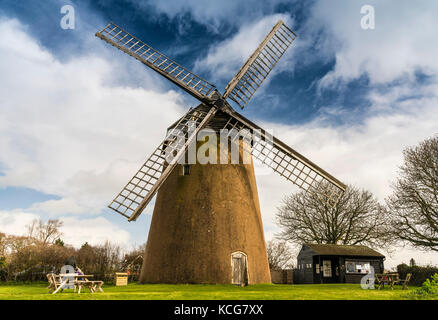 Bembridge Windmill, Isle of Wight Stockfoto