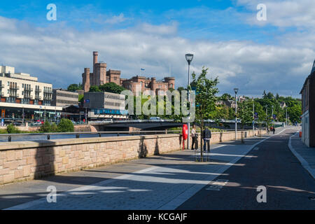 Inverness, Fluss Ness, Highland, Schottland, UK Stockfoto