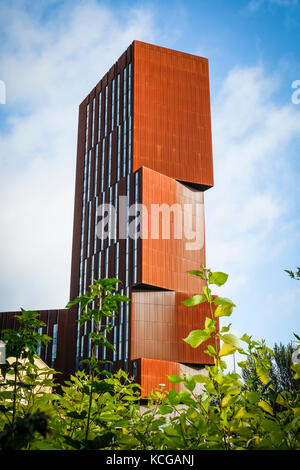 Die preisgekrönte Funkturm, Teil von becket Universität Leeds, Leeds, West Yorkshire, England Stockfoto