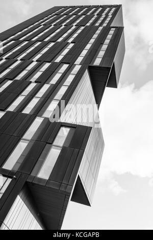 Die preisgekrönte Funkturm, Teil von becket Universität Leeds, Leeds, West Yorkshire, England Stockfoto