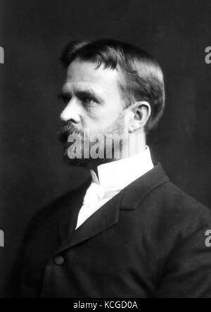 Thomas HUNT MORGAN (1865-1945) amerikanischer Evolutionsbiologe im Jahr 1891 Stockfoto