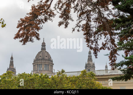 Palau Nacional, Barcelona, Katalonien, Spanien Stockfoto