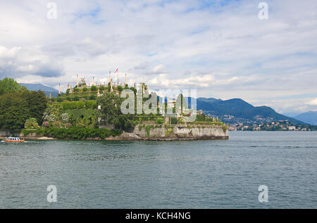 Borromäischen Inseln Isola Bella (schöne Insel) am Lago Maggiore - Stresa - Italien Stockfoto