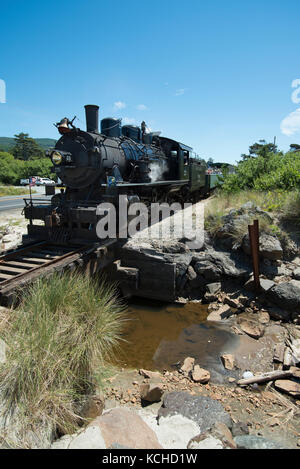 Oregon Coast Scenic Railroad in Rockaway Beach, Oregon, USA Stockfoto