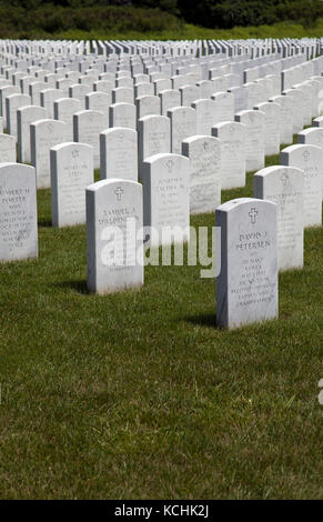 Washington Crossing National Cemetery in Newtown, Bucks County - USA Stockfoto