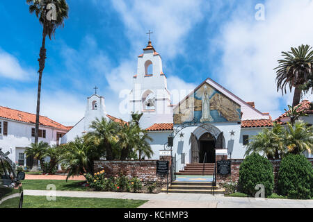 San Diego, Kalifornien, USA - 28. Mai 2017: Die Maria, Stern des Meeres Kirche Stockfoto