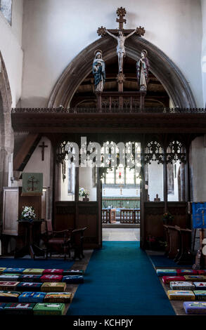 Der St. Wilfrid's Church, North Muskham, Nottinghamshire, England, Großbritannien Stockfoto