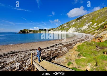 Lulworth Cove Dorset England uk Stockfoto