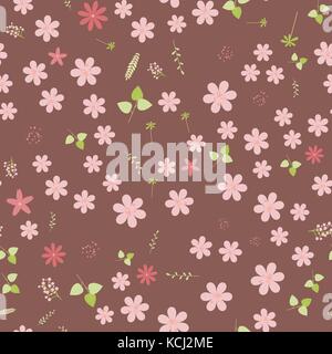 Vintage romantische Vektor trendy nahtlose Muster Stock Vektor