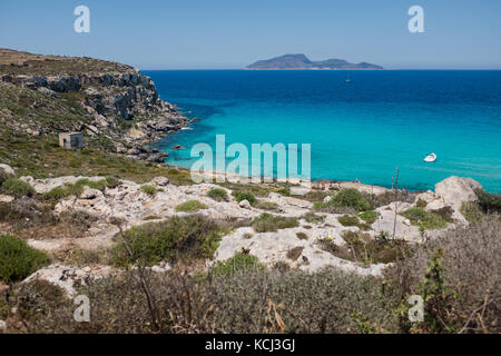 Cala Rossa Stockfoto