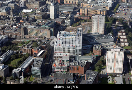 Luftaufnahme der Stadt Glasgow College-City Campus, Schottland, Großbritannien Stockfoto