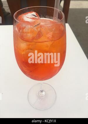 Aperol spritz Stockfoto