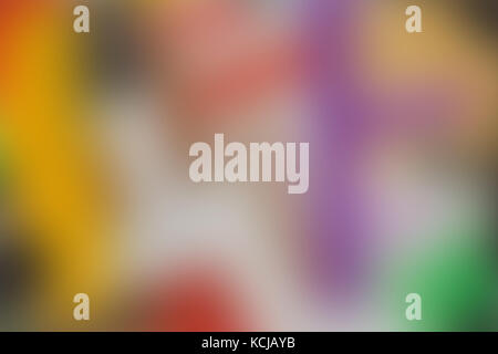 Abstrakt rot magenta Violett Blau und Gelb blur Farbverlauf Hintergrund für Design Konzepte Wallpaper Web Präsentationen und Drucke Stockfoto