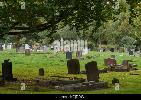 Friedhof Bedford Park Stockfoto