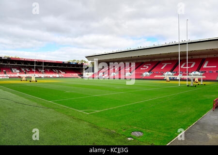 In Ashton Gate Stadium, Heimstadion der Bristol City Football Club Stockfoto