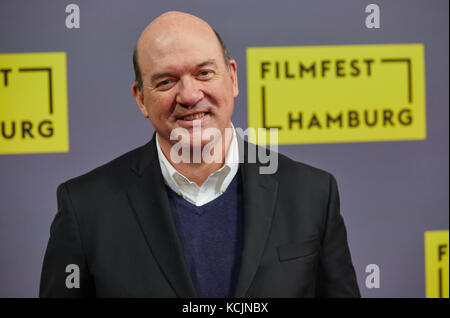 Hamburg, Deutschland. Oktober 2017. Der US-amerikanische Schauspieler und Regisseur John Carroll Lynch trifft am 5. Oktober 2017 zur Eröffnung des 25. Hamburger Filmfestivals im CinemaxX in Hamburg ein. Das Festival endet am 14. Oktober. Quelle: Georg Wendt/dpa/Alamy Live News Stockfoto