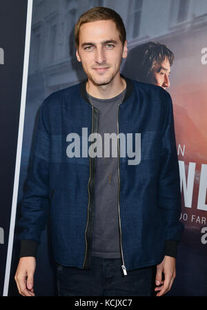 Los Angeles, Kalifornien, USA. 05 Okt, 2017. kendall schmidt Ankommen in der Fremde Premiere arclight Theater in Los Angeles. 5. Oktober 2017. Credit: tsuni/usa/alamy leben Nachrichten Stockfoto