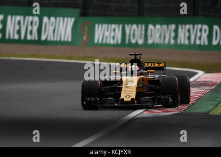 Suzuka, Japan. Oktober 2017. Nico Hulkenberg F1 : der große Preis der japanischen Formel 1 auf dem Suzuka Circuit in Suzuka, Japan . Quelle: Sho Tamura/AFLO/Alamy Live News Stockfoto