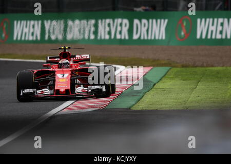 Suzuka, Japan. Oktober 2017. Kimi Raikkonen F1 : der große Preis der japanischen Formel 1 auf dem Suzuka Circuit in Suzuka, Japan . Quelle: Sho Tamura/AFLO/Alamy Live News Stockfoto