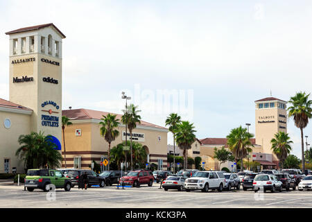 Premium Outlets shoping Mall, International Drive, Orlando, Florida, USA Stockfoto