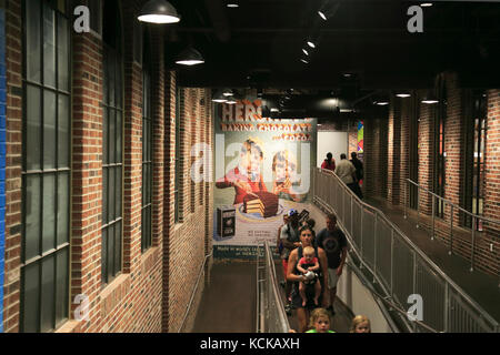 Hershey's Chocolate Tour innerhalb von Hershey's Chocolate World. Hershey. Pennsylvania. USA Stockfoto