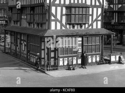 Das alte Haus in Hereford 1928 Stockfoto