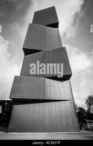 Die preisgekrönte Funkturm, Teil von becket Universität Leeds, Leeds, West Yorkshire, England Stockfoto