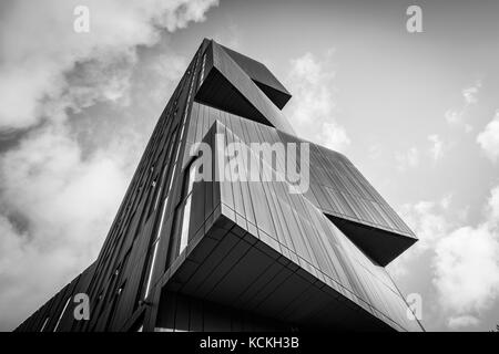 Die preisgekrönte Funkturm, Teil von becket Universität Leeds, Leeds, West Yorkshire, England Stockfoto