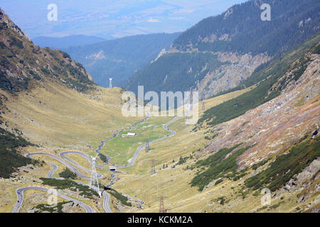 Die transfagarasan Straße in Rumänien, Stockfoto