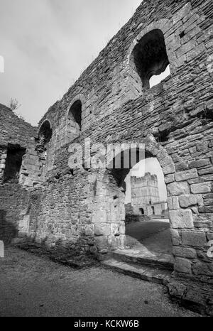 Schloss Richmond, North Yorkshire, England. Stockfoto