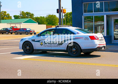 Lokales Sheriff-Fahrzeug aus Putnam County in Libanon TN, USA Stockfoto