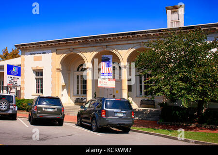 Das Center for the Arts Gebäude an der W College St in Murfreesboro, TN, USA Stockfoto