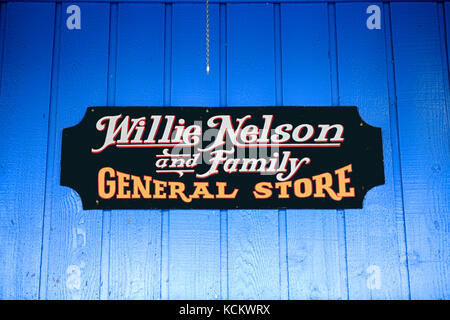 Willie Nelson und Familie General Store sign in Nashville, TN, USA Stockfoto