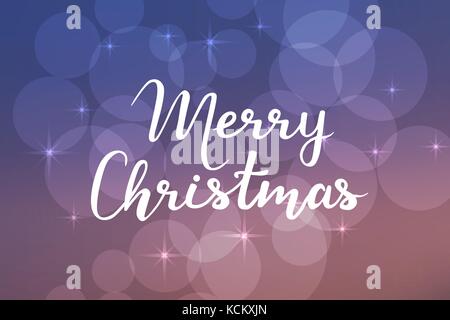 Frohe Weihnachten Schriftzug Stock Vektor