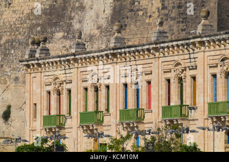 Valletta Waterfront Stockfoto