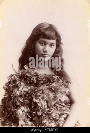 Arthur James Maori Frau Iles, Rotorua, Neuseeland Stockfoto